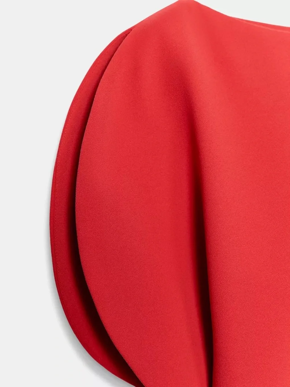 ZARA ZW COLLECTION ASYMMETRIC MIDI DRESS - Picture 8 of 16